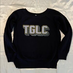 Black Top Gun All Stars TGLC Wide Neck Sweatshirt